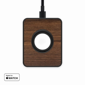 Walnut Elevated Apple Watch Charger Hot Clearance Now