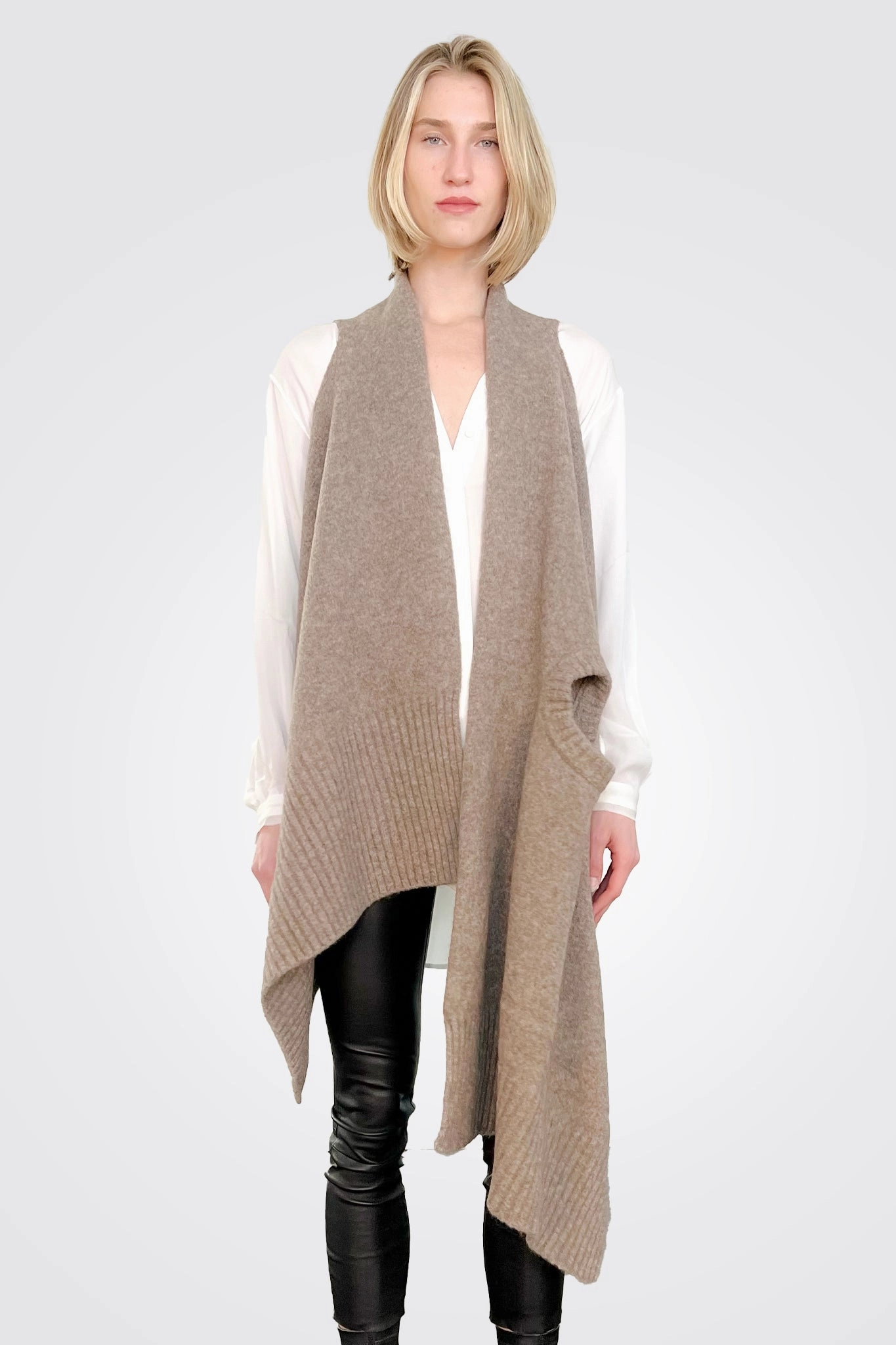 Limited Time Sale Shawl - Taupe