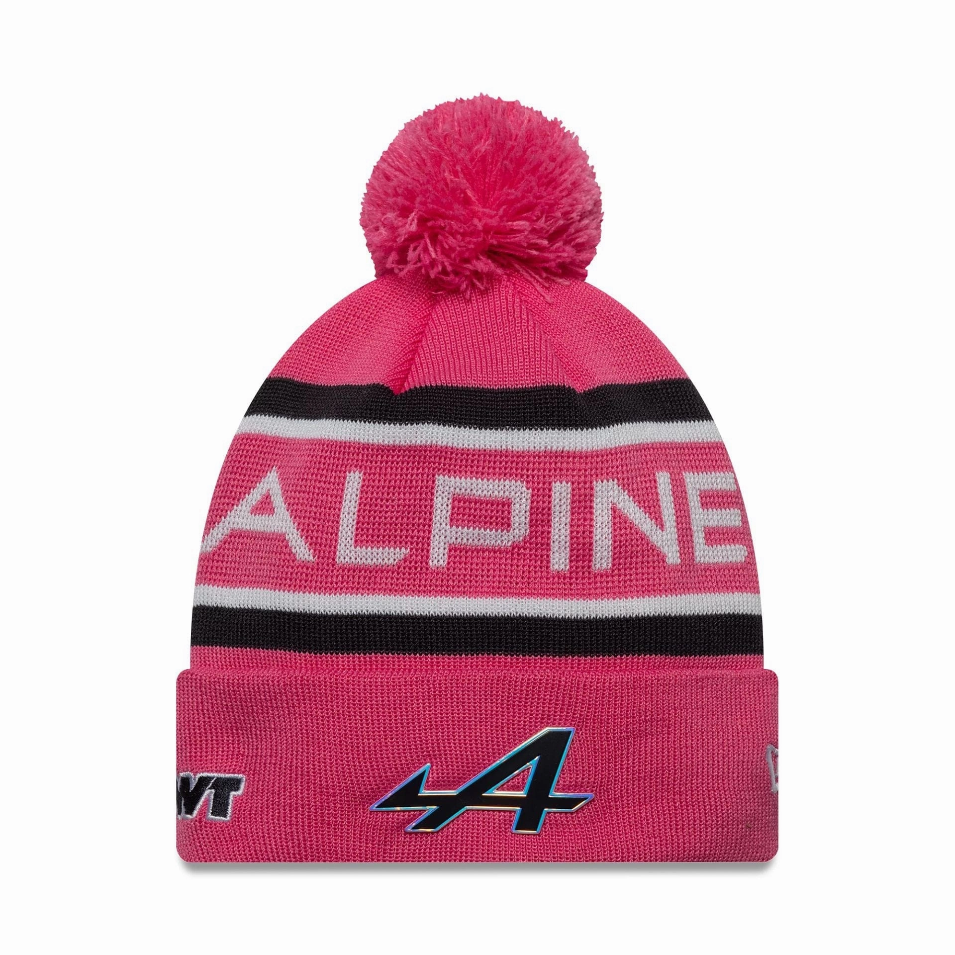 Grab It Fast Daily Hot Deal Alpine Racing Youth Replica Team Pink Cuff Knit Beanie Hat