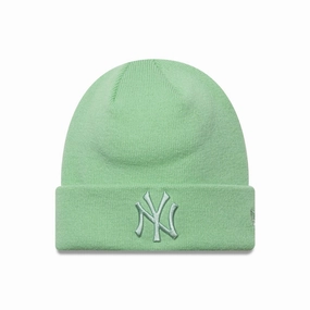 Price Drop Today Hot Sale Alert New York Yankees Mlb League Essential Pastel Green Cuff Knit Beanie Hat