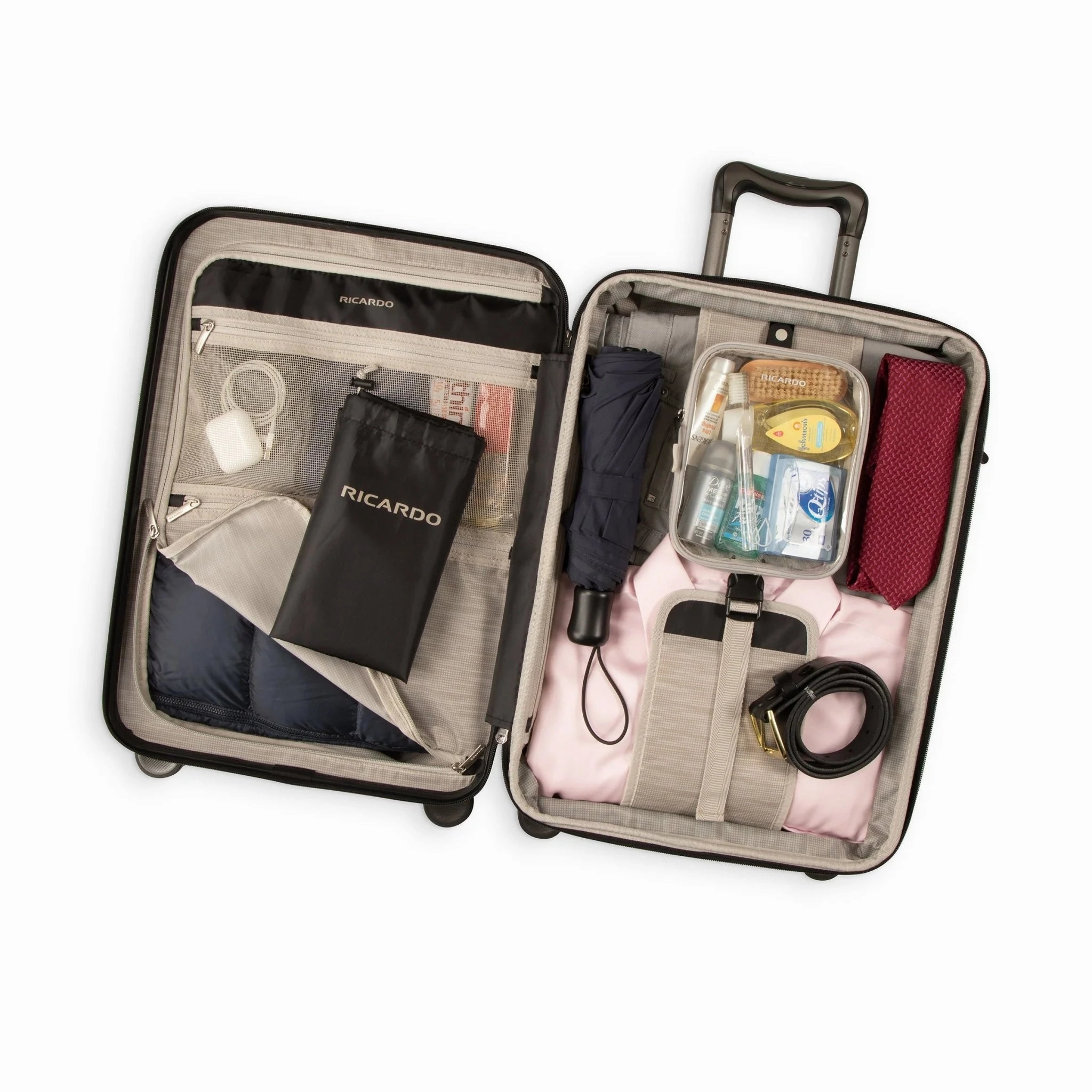 Hot Sale Frenzy Sale Ending Soon Ricardo Brentwood Hardside 21" Fastaccess Front Opening Carry-On Expandable Spinner