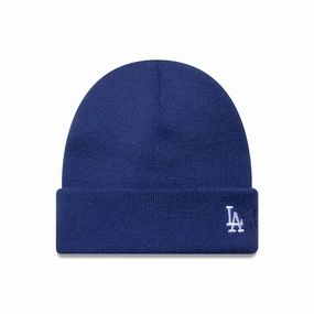 La Dodgers Mlb Mini Logo Dark Blue Cuff Knit Beanie Hat Shop Smart Save Price Drop Alert
