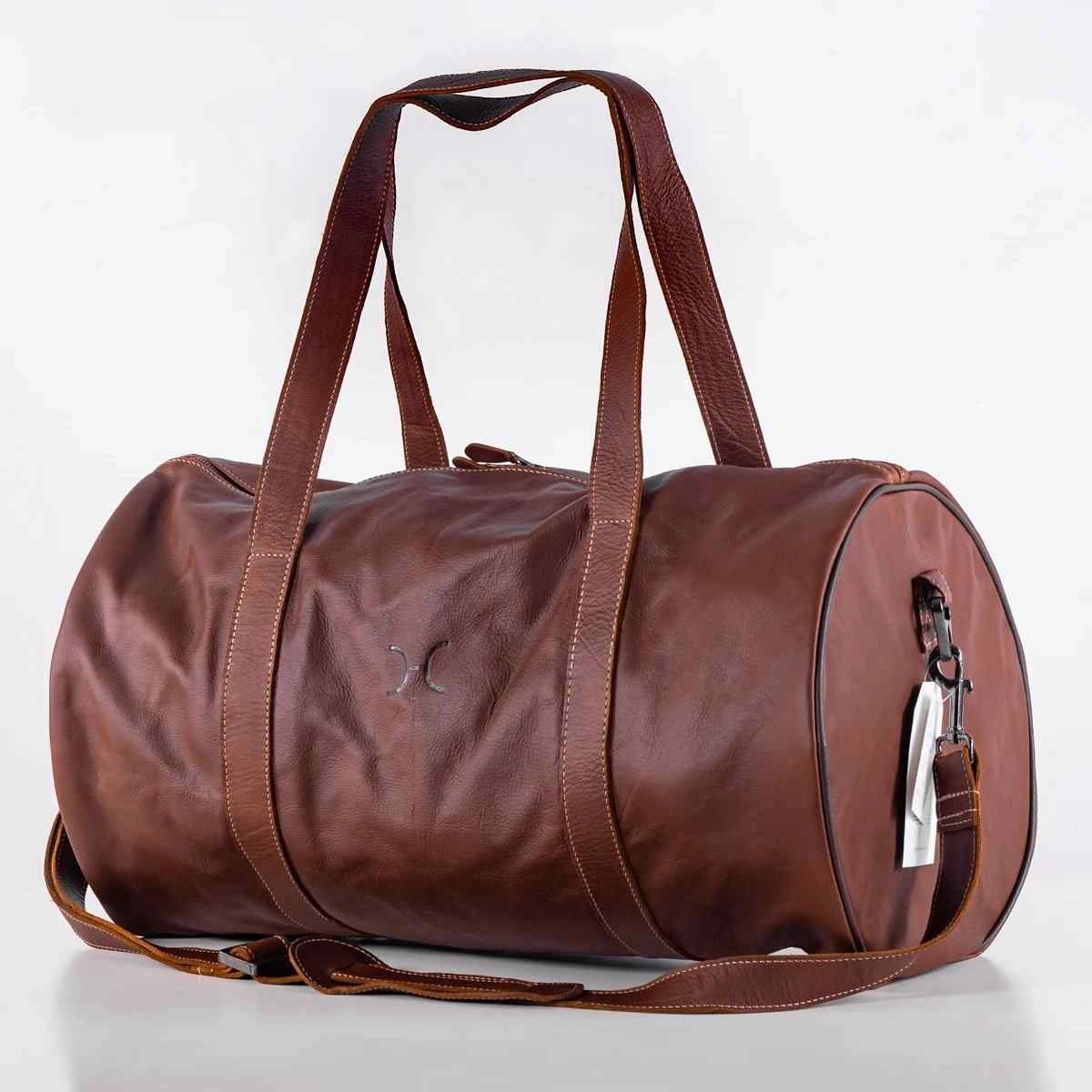 Thandana Classic Leather Duffel Bag Daily Special Offer