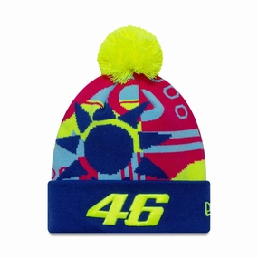 Vr46 Vale Fanwear Dark Blue Cuff Knit Beanie Hat Last Chance Steal Hot Sale Today
