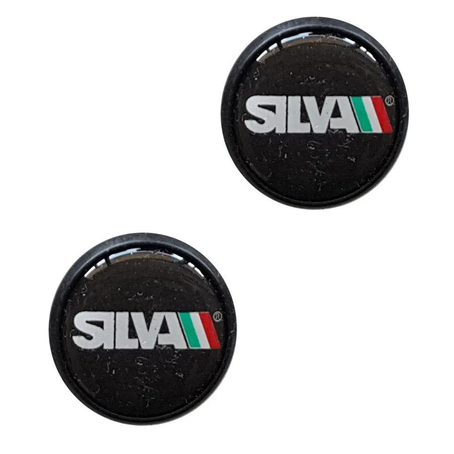 Silva Handlebar Tape Caps - Black