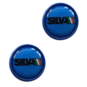 Silva Handlebar Tape Caps - Blue