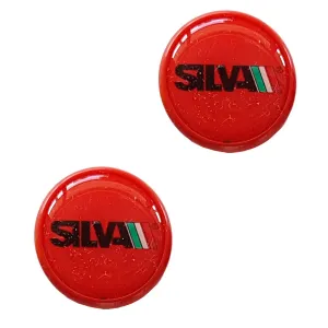 Silva Handlebar Tape Caps - Red