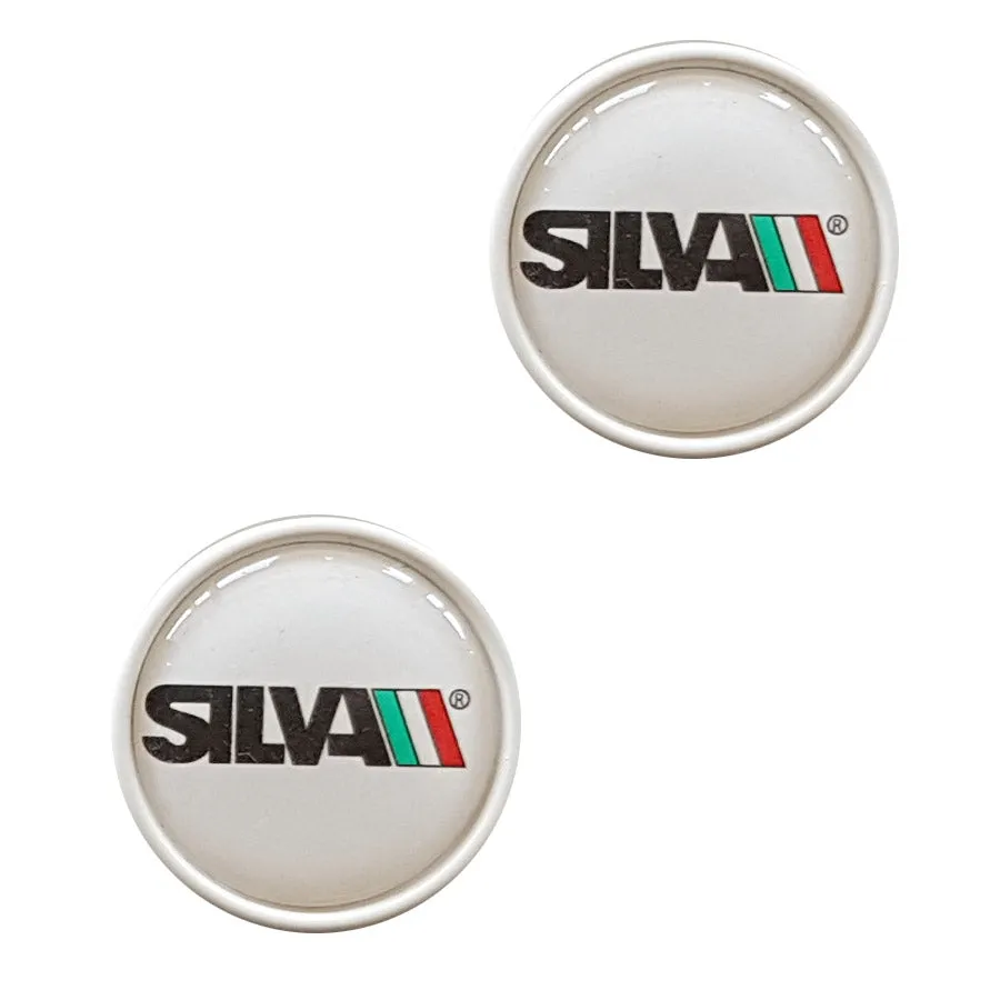 Silva Handlebar Tape Caps - White