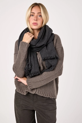 Flash Offer Today Big Clearance Event Sim Cashmere Scarf In Coal