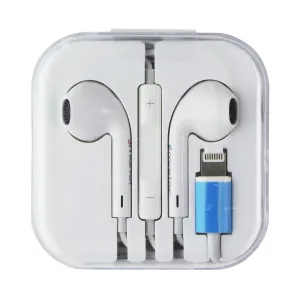 New Arrival Discount Deal Frenzy Today Smarter Wired Lightning 8-Pin Headphones - White