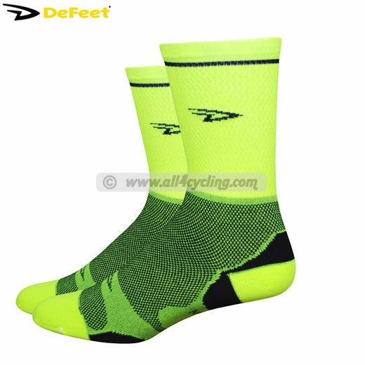 Socks DeFeet Levitator Lite - Yellow Fluo