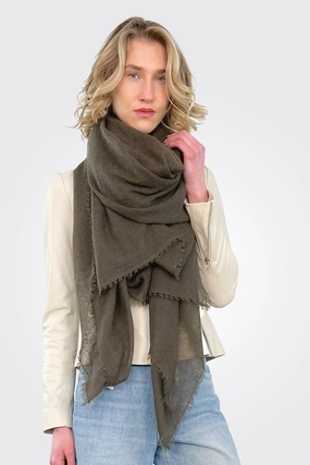 Soho Baby Cashmere Shawl - Pewter Grab It Before Gone Shop the Best Deals