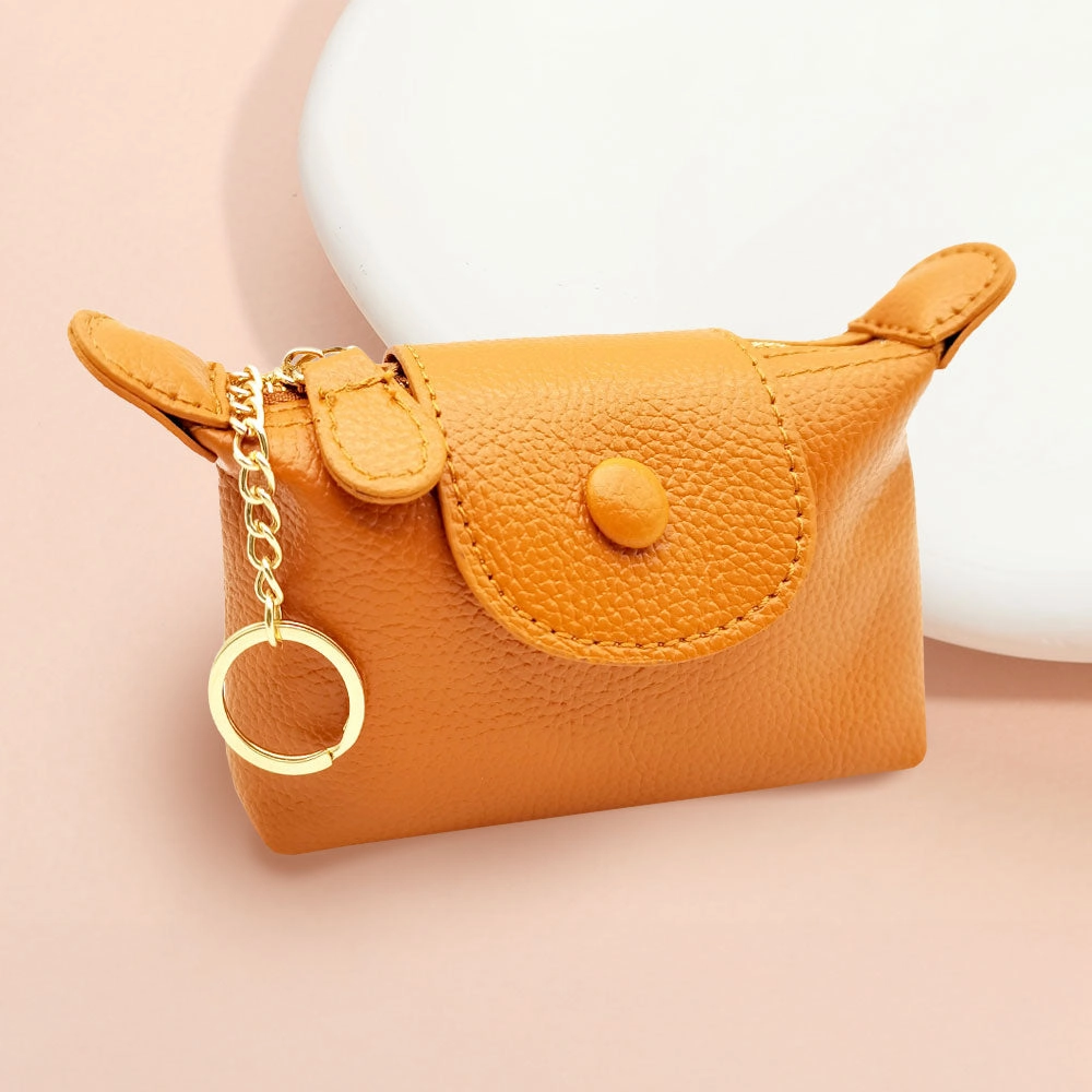 Todays Hot Pick Grab Save Today Solid Compact Keychain Mini Wallet Pouch Bag