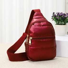Price Drop Today Best Price Today Solid Puffer Mini Sling Bag