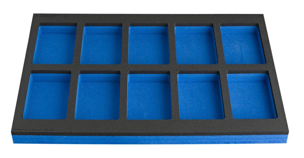 SOS tool tray with compartment for work bench narrow tool chest