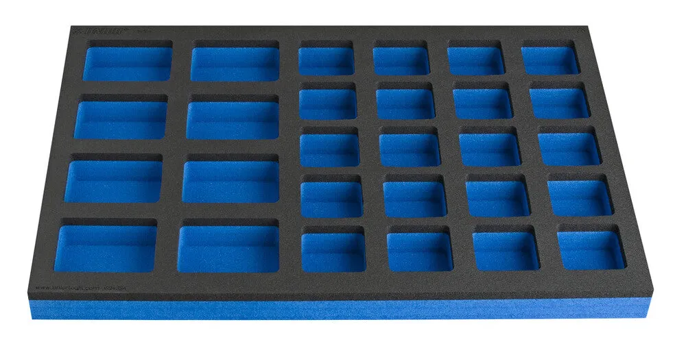 SOS tool tray with compartment for work bench narrow tool chest