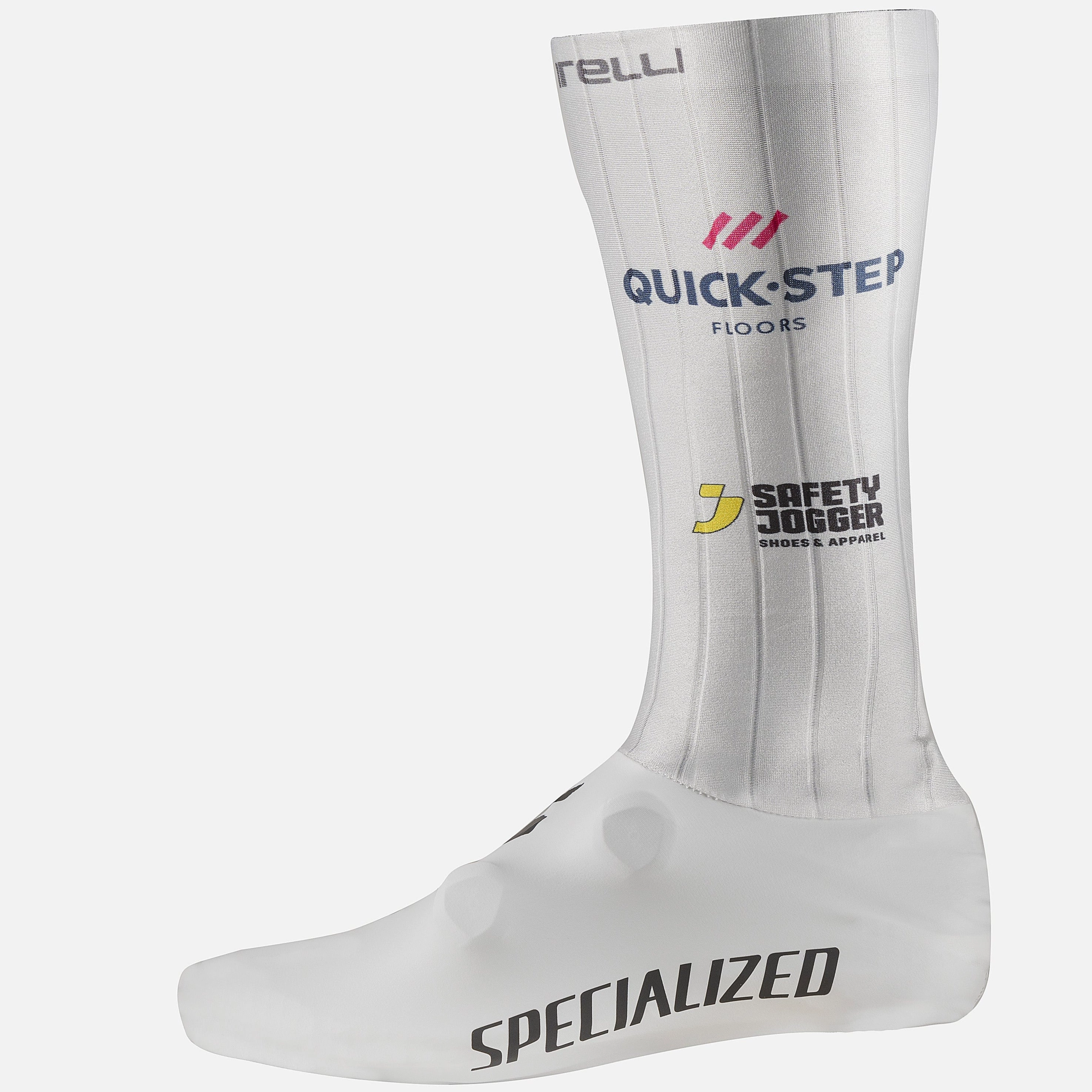 Soudal Quick-Step 2025 Fast Feet 2 TT Castelli shoe cover 