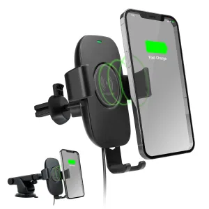 Gravity 15W Wireless Fast Charging Mount | Vent   Dashboard   Windshield | Black MustHave Clearance Save Big Today