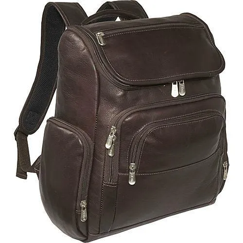 Piel Leather Multi-Pocket Laptop Backpack Dont Miss This Deal