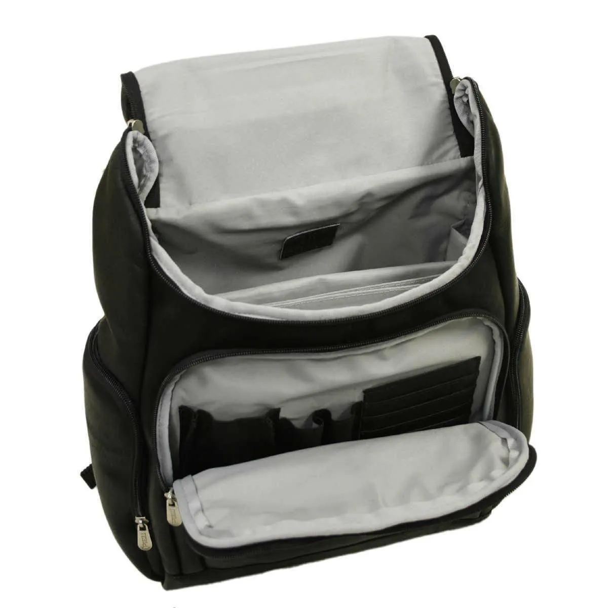 Big Savings Today Piel Leather Multi-Pocket Laptop Backpack