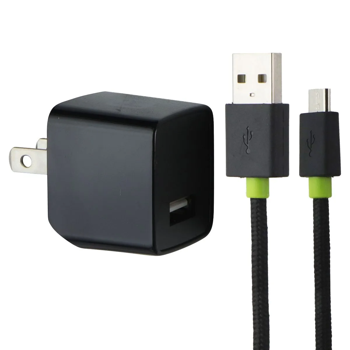 Big Hot Sale Shop Grab Now Ihome (12W) Power Usb Wall Charger With 5Ft Usb-A To Usb-Micro Cable - Black