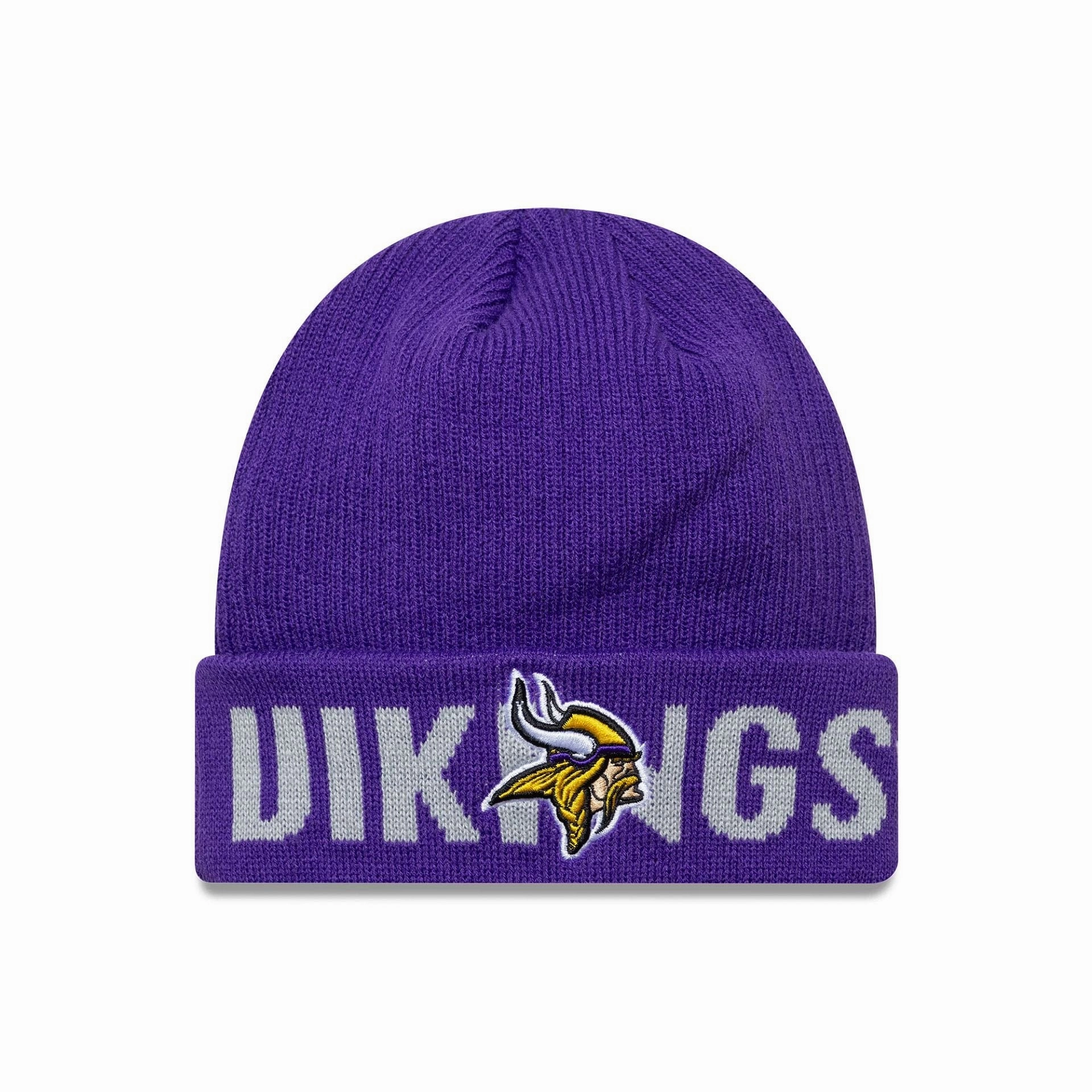 Hot Deals Today Trending Savings Now Minnesota Vikings Nfl Wordmark Purple Cuff Knit Beanie Hat