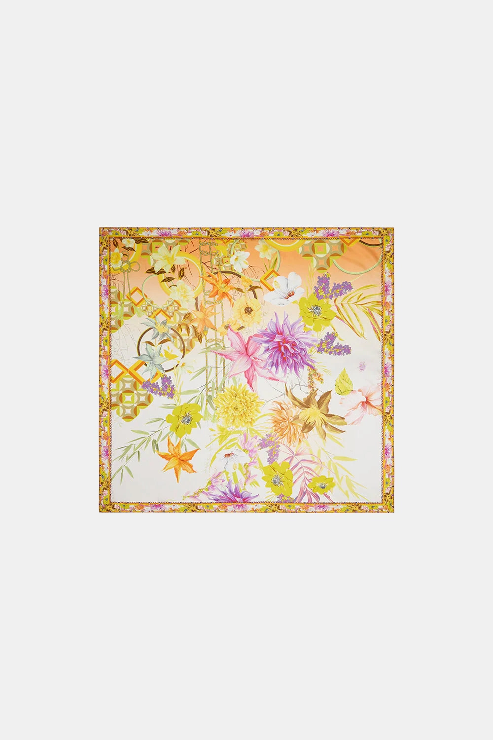 Hot Clearance Now Limited Stock Hot Deal Large Square Scarf - How Does Your Garden Grow