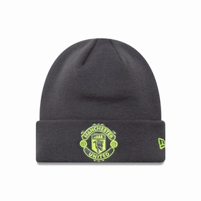 Manchester United Fc Seasonal Dark Grey Cuff Knit Beanie Hat Special Deal Frenzy Online Exclusive Savings