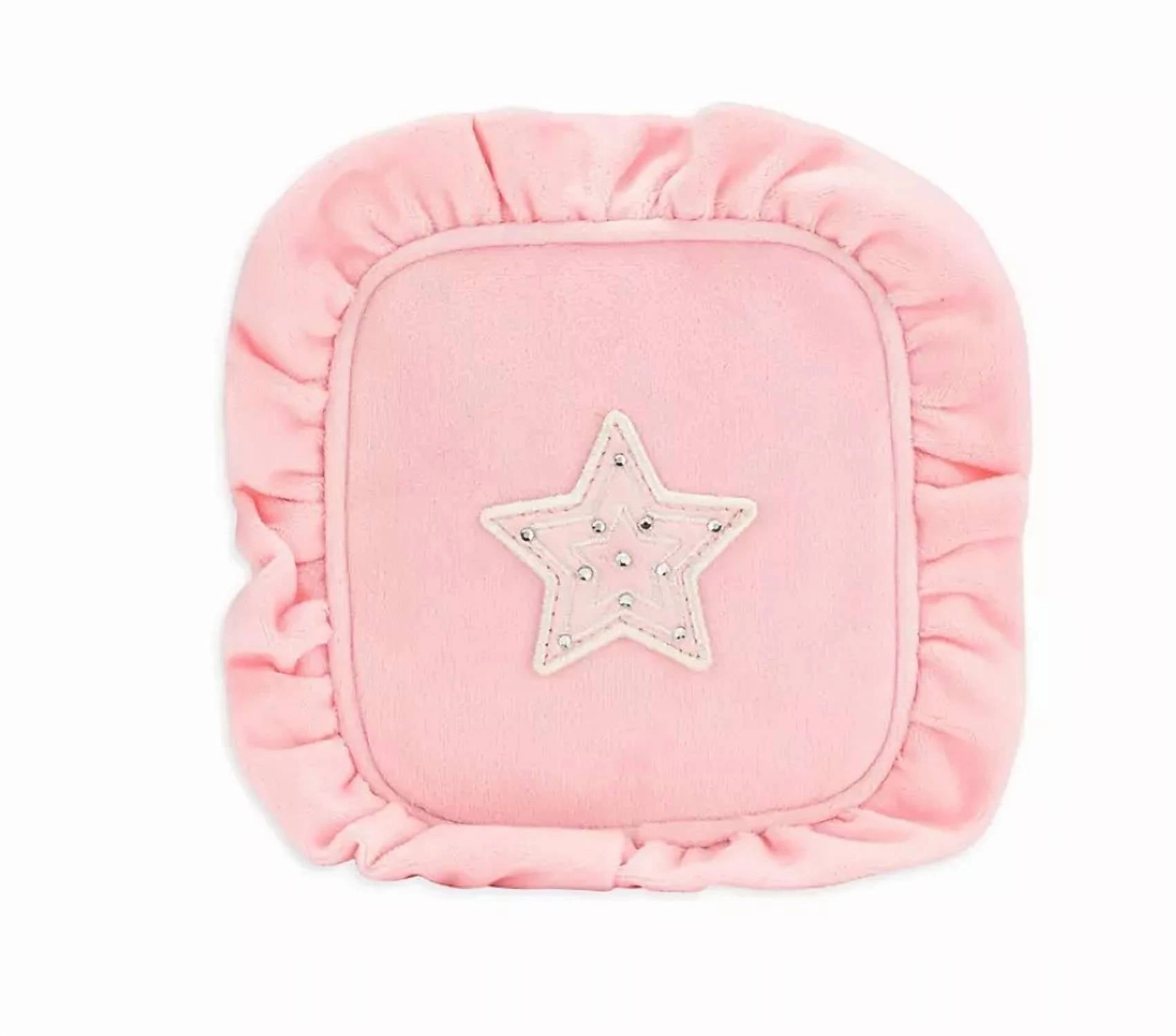 Women'S Velvet Ruffle Mini Pouch With Star - Pre-Sewn In Sunburst (Pink) Trending Savings Now Best Price Online