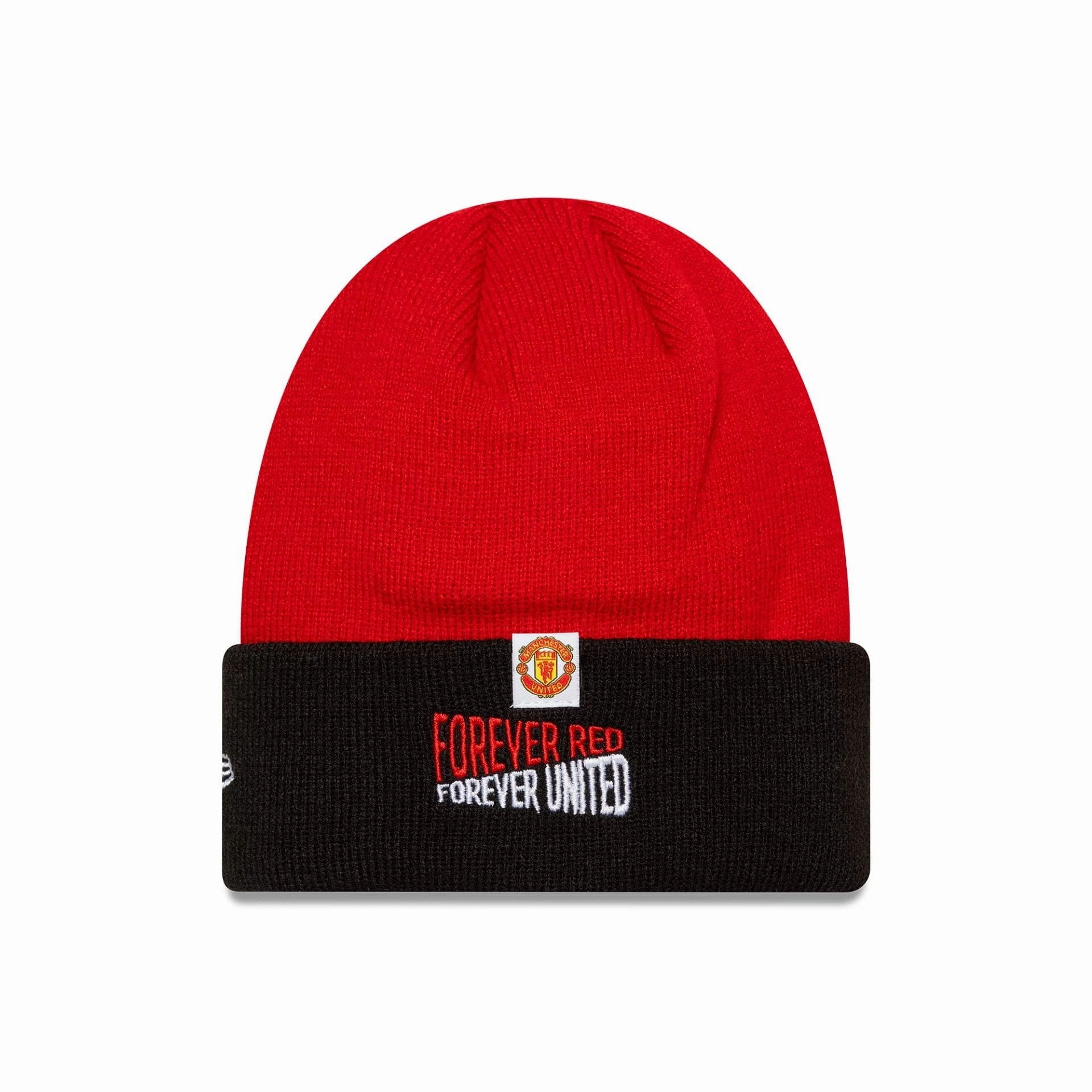 Shop Hot Deals Daily Special Offer Youth Fred The Red Manchester United Fc Red Cuff Knit Beanie Hat