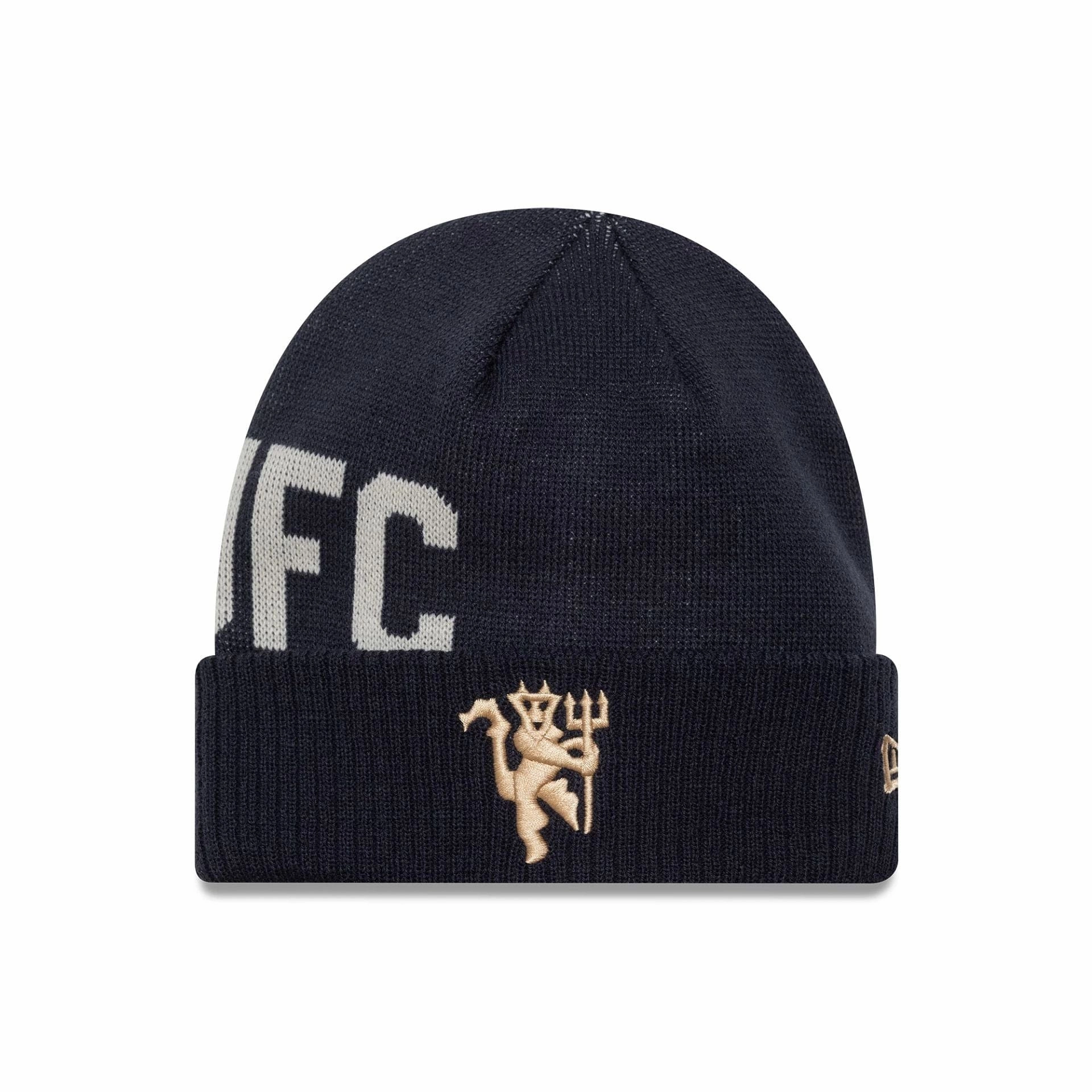 Manchester United Fc Navy Cuff Knit Beanie Hat Trending Hot Deal