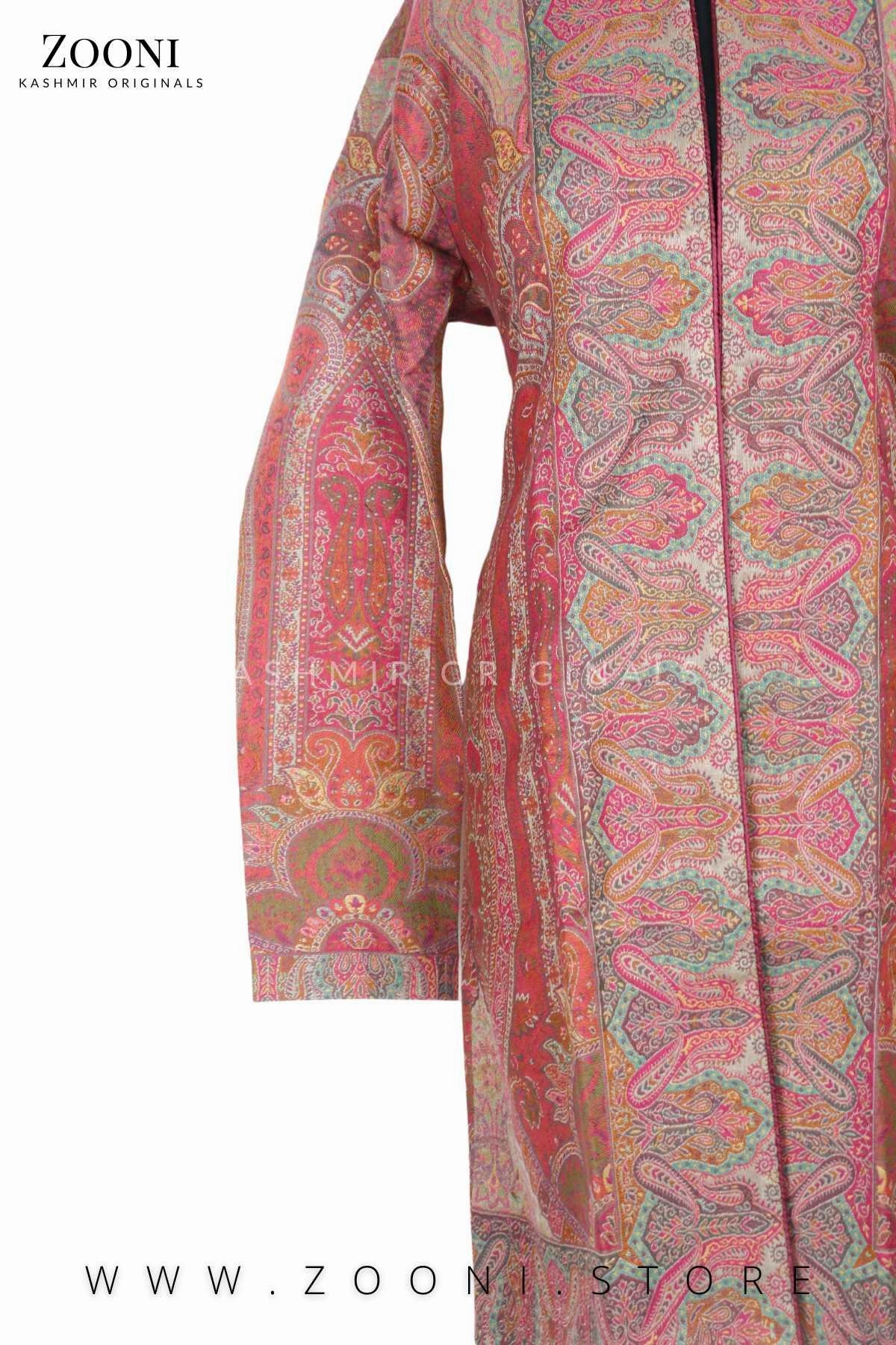 Royal - Limited Edition Stitched Kaani Woven Women'S Luxury Coat - Blush Shop the Savings Now