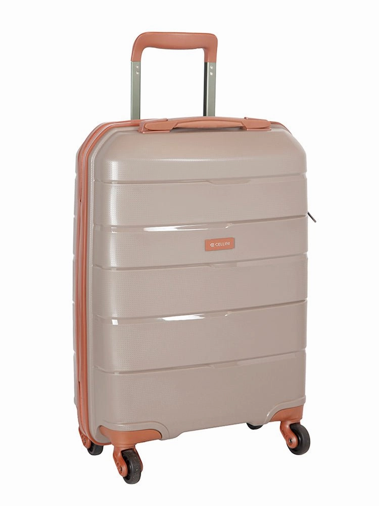 Steal Todays Offer Cellini Spinn 53Cm Carry On Spinner | Mink/Tan