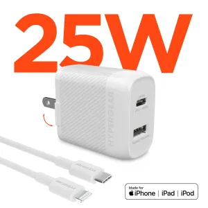 Trending Hot Picks MustHave Items Speedboost 25W Usb-C Pd   12W Usb Fast Wall Charger With Pps | 6Ft Mfi Lightning Cable | White