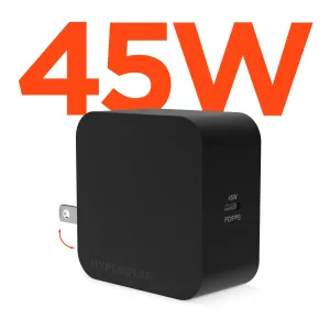 Speedboost 45W Usb-C Pd Laptop Wall Charger With Pps | Black Today Only Hot Sale
