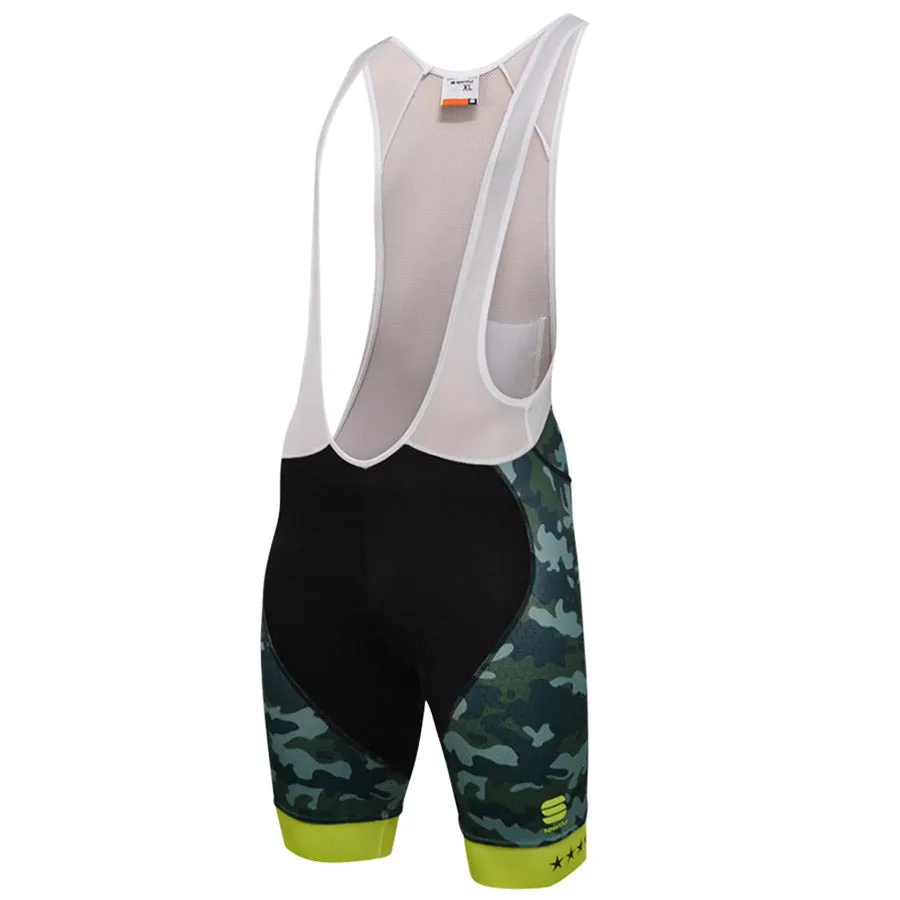Sportful Camo bib shorts - Green