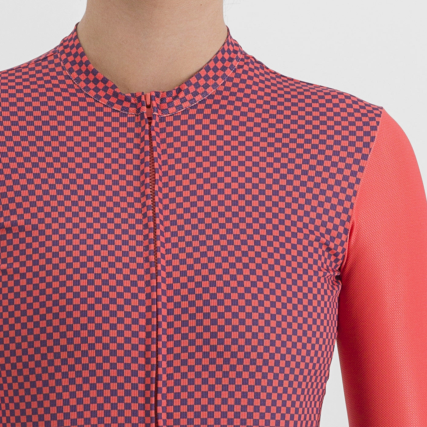 Sportful Checkmate woman jersey - Red