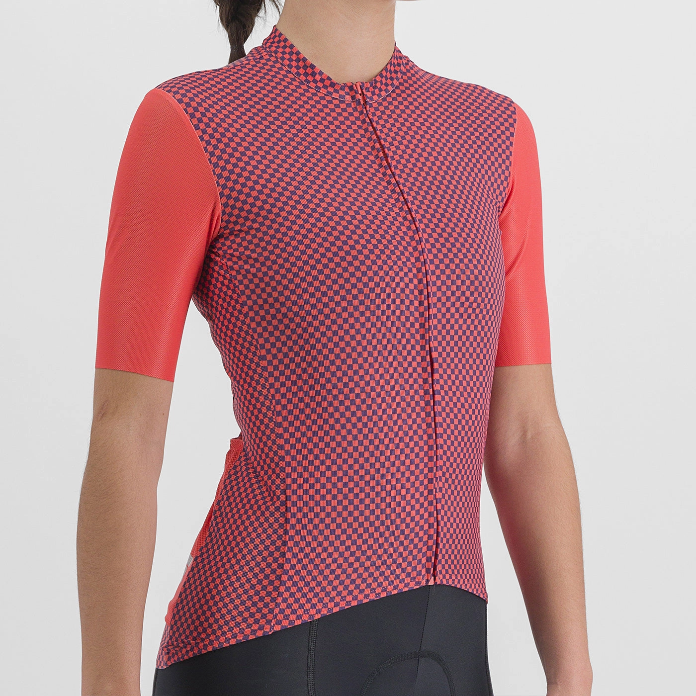 Sportful Checkmate woman jersey - Red