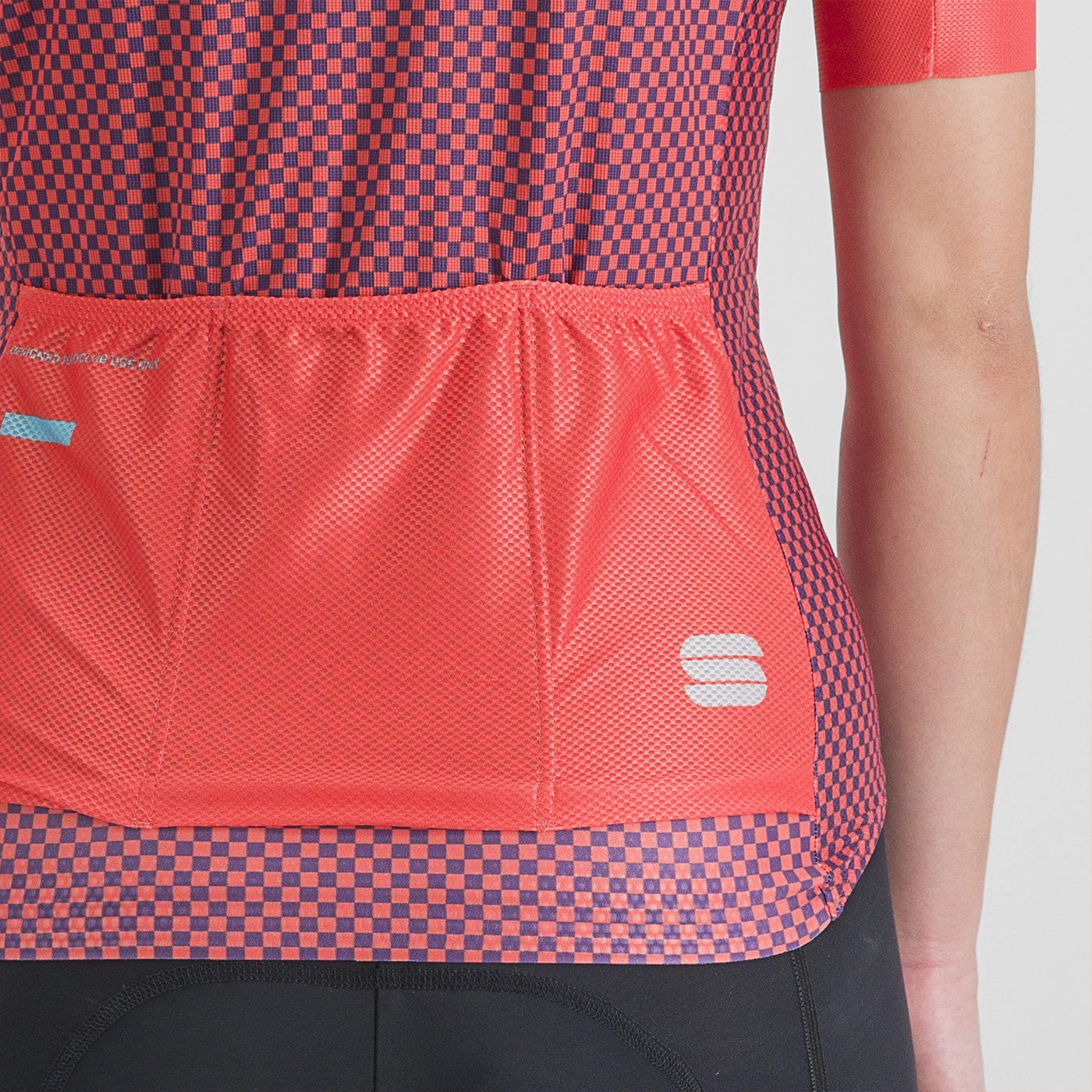 Sportful Checkmate woman jersey - Red