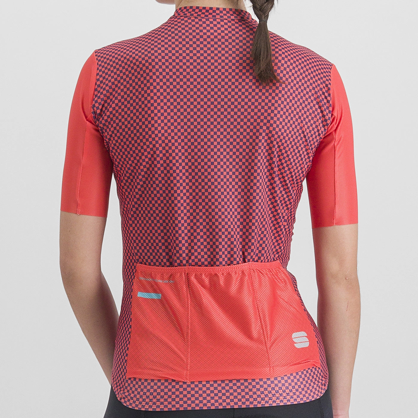 Sportful Checkmate woman jersey - Red