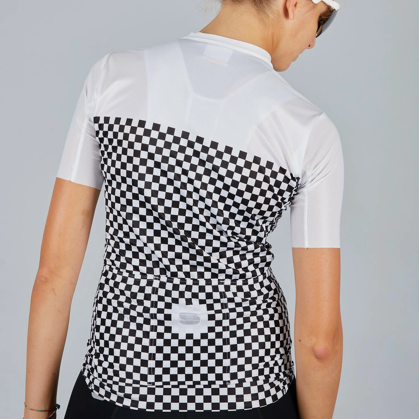 Sportful Checkmate woman jersey - White