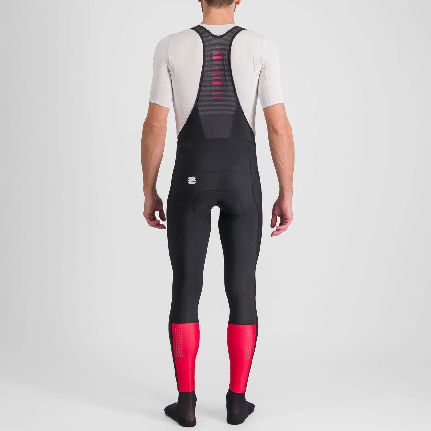 Sportful Classic bibtight - Black red