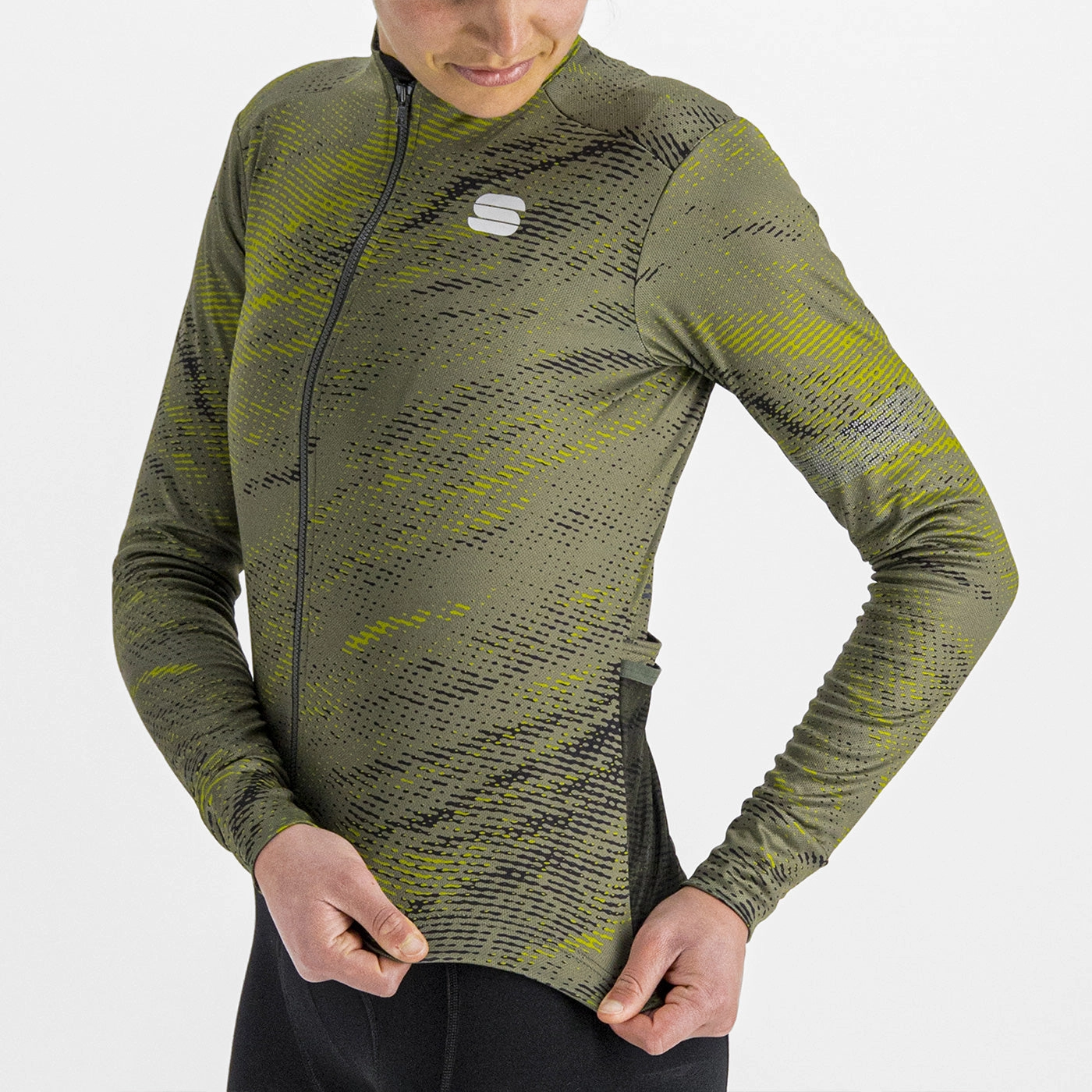 Sportful Cliff Supergiara women long sleeves jersey - Green