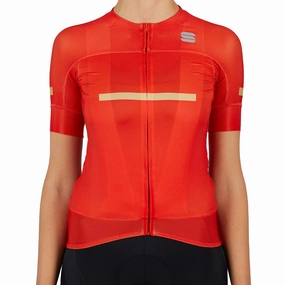 Sportful Evo woman jersey - Red