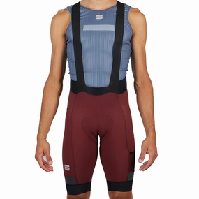 Sportful SuperGiara bib shorts - Bordeaux