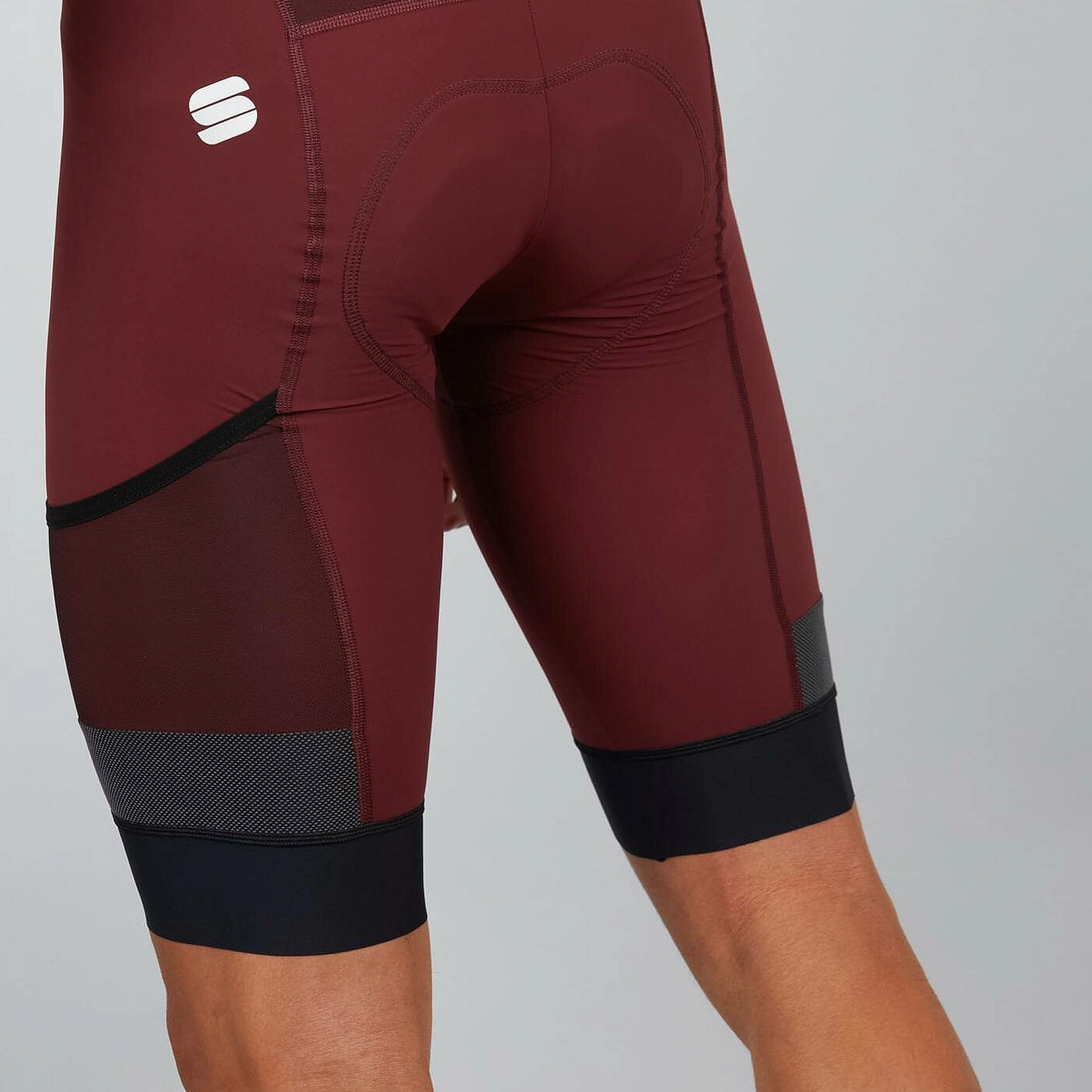 Sportful SuperGiara bib shorts - Bordeaux