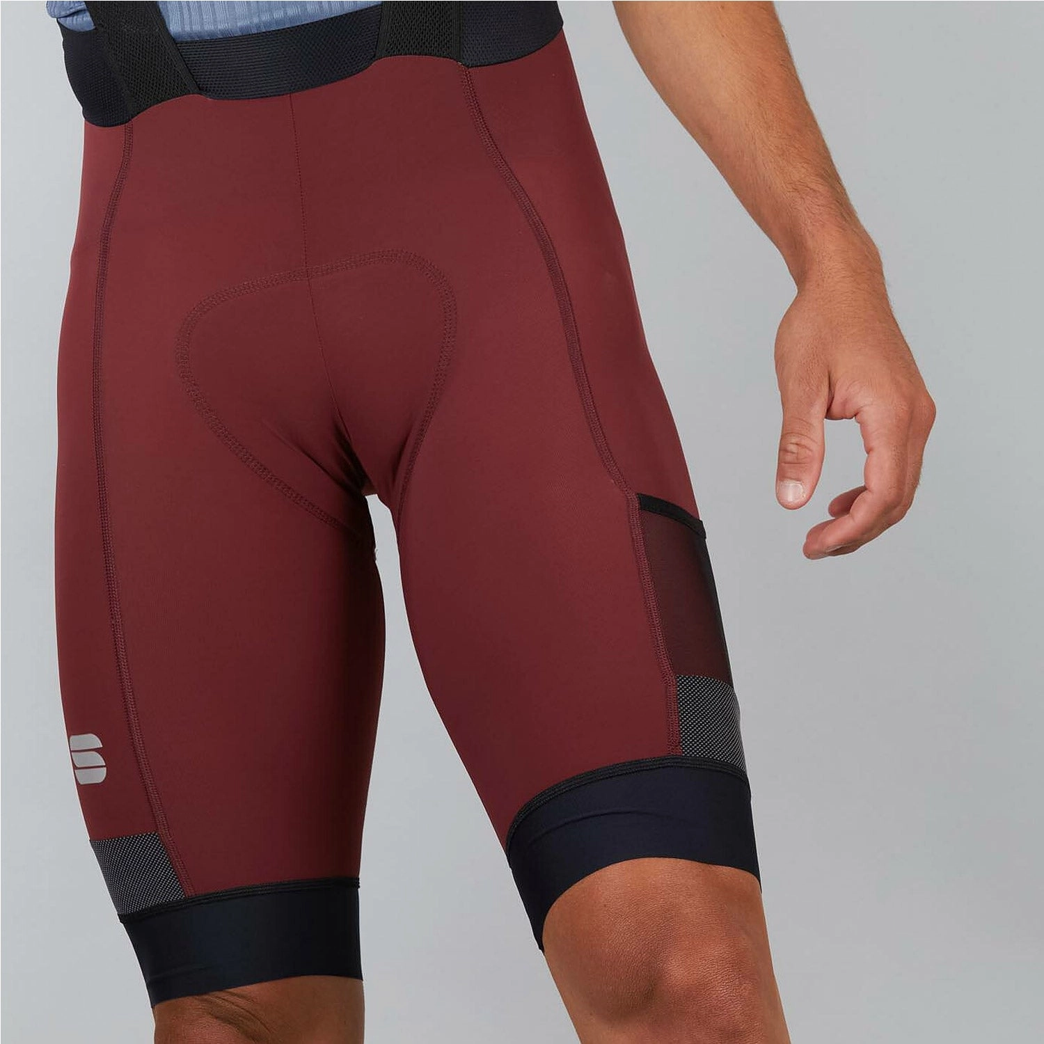 Sportful SuperGiara bib shorts - Bordeaux