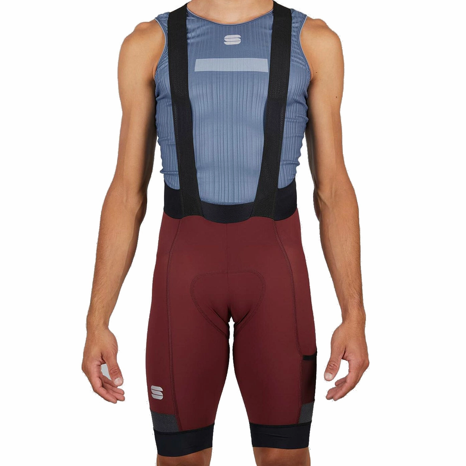 Sportful SuperGiara bib shorts - Bordeaux