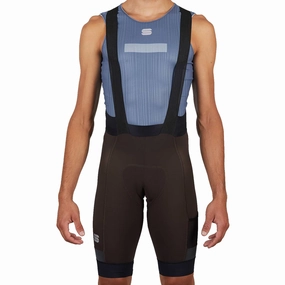 Sportful SuperGiara bib shorts - Brown dark