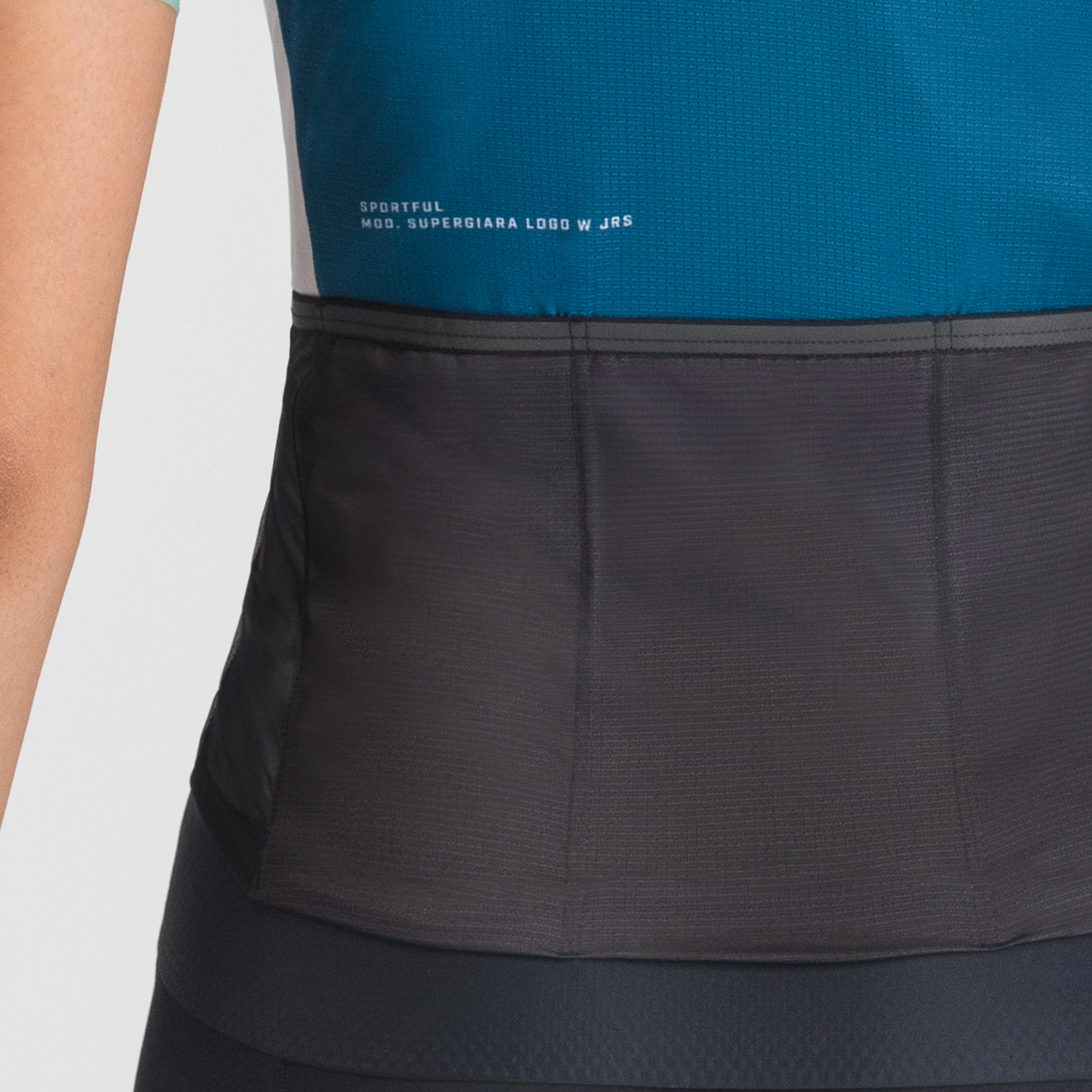 Sportful Supergiara Logo woman jersey - Petrolium